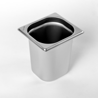 Gastronorm container stainless steel AISI 304 1/6 - 200 mm