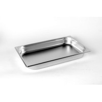 Stainless steel AISI 304 GN 1/1 gastronorm container - 65 mm