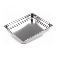 Gastronorm container stainless steel AISI 304 GN 2/1 - 100 mm (650x530x100 mm)