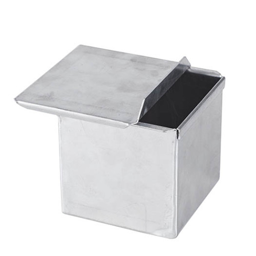 Baking dish for toast bread with a lid 185х125х125, hermetic welding type, aluminum